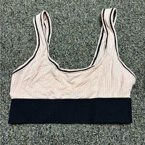 Siella Blush and Black Bra